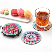 1 x RAW Customer Returns ANZRLE 10 PCS Diamond Painting Coasters with Holder, Diamond Art Painting Sea, Diamond Painting Adults, Diamond Painting Sets, DIY Sea Coasters for Adult Crafts Mandala 10  - RRP €18.11