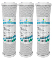 1 x RAW Customer Returns 3x AquaHouse AH-CTO5 10 Carbon Block water filter cartridges for drinking water, reverse osmosis systems, suitable for all 10 filter housing water filter cartridge CTO - RRP €21.14