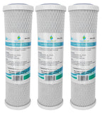 1 x RAW Customer Returns 3x AquaHouse AH-CTO5 10 Carbon Block water filter cartridges for drinking water, reverse osmosis systems, suitable for all 10 filter housing water filter cartridge CTO - RRP €21.14