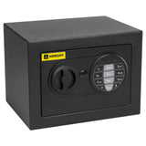 1 x RAW Customer Returns HomeSafe HV17E Electronic Safe 17x23x17cm HxWxD , Charcoal Satin Black - RRP €39.72