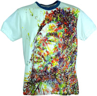 1 x RAW Customer Returns GURU SHOP Weed T-Shirt, Bob Marley White, Cotton, Size XL - RRP €21.11