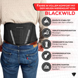 1 x RAW Customer Returns BLACKWILD Lumbar Back Support Belt - Lumbar Belt for Motorcycles Adjusting the Back Band for Men and Women, Warming Lumbar Band - RRP €19.52