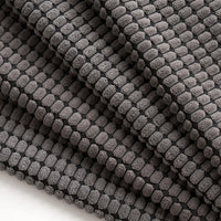 1 x Brand New MIULEE Set of 4 Cushion Covers Decorative Pillowcases Corduroy Sofa Cushions Throw Pillows Pillowcase Couch Cushion Decorative Cover for Sofa Couch Living Room Bedroom Office 30 x 50 cm Dark Grey - RRP €23.99