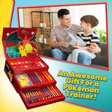 1 x RAW Customer Returns Pokemon Painting Supplies Art Set Pikachu Craft Set Children with 40 Painting Utensils - RRP €27.49