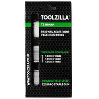 1 x RAW Customer Returns TOOLZILLA Brad - 4,500 piece set for stapler , Tape staples 90 18ga - RRP €10.62