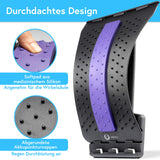 1 x RAW Customer Returns STREYDA Premium back stretcher for posture correction including German instructions in 4 different colors - back stretcher against back pain - back stretcher suitable for all ages purple  - RRP €19.99