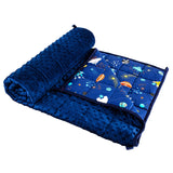 1 x RAW Customer Returns Sleepymoon Weighted Blanket Therapy Blanket Heavy Blanket for Better Sleep Stress Relief and Anxiety Weighted Blanket Galaxy, 100 150cm-4kg  - RRP €37.87