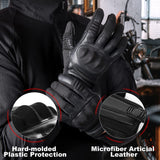 1 x RAW Customer Returns WTACTFUL Motorcycle Gloves Men Women, Touchscreen Motorcycle Gloves Men for Motorcycle Racing, Tactical, Airsoft, Mountain Bike Cycling, Motorbike Riding Motocross Cycling Gloves Black M - RRP €23.99