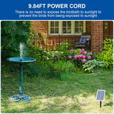 1 x RAW Customer Returns SZMP Solar Fountain 3.5W, 2024 Upgrade Glass Solar Pond Pump with 3M Cable 8 Nozzles Solar Water Pump, Solar Floating Fountain Pump for Garden Pond Fountain Bird Bath Fish Tank - RRP €19.99