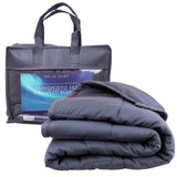 1 x RAW Customer Returns Polar Night weighted blanket for adults 150 x 200 cm, 9 kg - Weighted blanket for deep sleep, heavy blanket, therapy blanket made of 100 microfiber, relaxation blanket Oeko-TEX 100 standard duvet - RRP €70.49