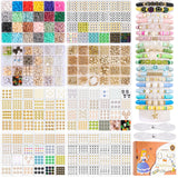 3 x RAW Customer Returns TULADUO 8045 Pieces Polymer Clay Beads Set, 24 Colors 6mm Heishi with Smiley Face Beads and Letter, with 1545 Pcs Pendant Charms Kit - RRP €39.3