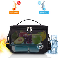 1 x RAW Customer Returns BALIGO Small Cooler Bag 6.4L, Lunch Box Bag, Insulated Lunch Bag, Foldable Cooler Bag, Small Cooler Bag, Lunch Bag, Portable Lunch Box Bag Work Travel Office Picnic - RRP €12.14