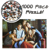 1 x Brand New Friends Puzzle 1000 Pieces, Puzzle Adults and Teenagers, Friends Merchandise, Puzzle Box 1000 Pieces or 4 x 250 Puzzles 1000 Pieces  - RRP €11.09