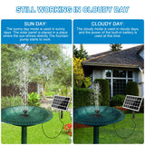 1 x RAW Customer Returns SZMP Solar Fountain for Outdoor 3.5W DIY Solar Pond Pump 2024 Upgraded, 8 DIY Effects with 16.4ft Cable, 2000mAh Battery, Solar Floating Fountain Pump for Garden Pond, Bird Bath, Fish Tank - RRP €27.66