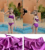 1 x RAW Customer Returns Mermaid Tails with Bikini for Girls 3pc,Mermaid Tail Dress Up Mermaid Swimming Costumes for Kids,without Monofin - RRP €28.33