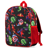 1 x RAW Customer Returns Marvel Backpack Children Spiderman Backpack Kindergarten Avengers Backpack Kindergarten Backpack Boys Backpack for Boys 3-6 Years Gift for Boys from 3 Years One Size Black AOP Avengers  - RRP €18.68