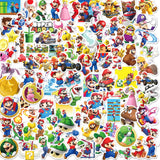 1 x RAW Customer Returns Mario Stickers, 100pcs Mario Stickers, Mario Cartoon Stickers, Mario Vinyl Waterproof Stickers, for Scrapbook Laptop Photo Album Skateboard Motorcycle Car, Gifts for Kids - RRP €20.4