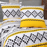 1 x RAW Customer Returns Vency Onvoge Single Duvet Cover 155x220 Yellow - Single Cotton Duvet Cover Set with Duvet Cover and Pillowcase 1x 80x80 - Yellow Color - RRP €27.81