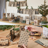 1 x RAW Customer Returns Advent calendar to fill Advent calendar 2023 small paper bags, number stickers, jute ribbon, pendants make your own Advent calendar LIVAIA - RRP €10.51