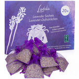 1 x RAW Customer Returns Lavender scented sachets wardrobe 20x6g scented sachets dried lavender - moth protection for wardrobe, car fragrance, room fragrance - dried lavender - lavender sachets Lavodia - RRP €14.4