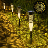 1 x RAW Customer Returns Geemoo Solar Lights for Garden 4 Pack Solar Lamp for Weatherproof, Warm White Solar Garden Light for Outdoor, Backyards, Lawn Decoration - RRP €20.22