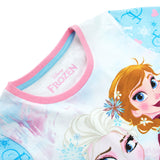 1 x RAW Customer Returns Disney Girl s Pajamas Frozen Elsa and Anna pajamas Princess Pajamas for Children Blue -7 8 Years - RRP €23.95