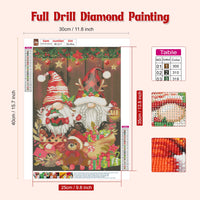 39 x Brand New RICUVED Christmas Diamond Painting Kits Complete, 5D Gnomes Diamond Painting Kits Complete Adults Diamond Embroidery Christmas Diamond Painting Full Round Drill Diamond Painting Kits Wall Decor 30x40cm - RRP €296.79