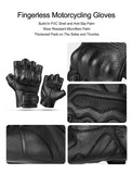 1 x Brand New INBIKE Cycling Gloves Men Women Motorcycle Gloves Half Finger Breathable Hard Protection Cycling Gloves Goat Leather for Cycling Motorcycle M CM201  - RRP €40.31