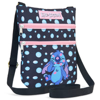 1 x RAW Customer Returns Disney Stitch shoulder bag girls shoulder bag children black  - RRP €19.67