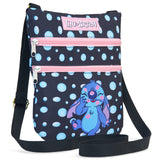 1 x RAW Customer Returns Disney Stitch shoulder bag girls shoulder bag children black  - RRP €19.67