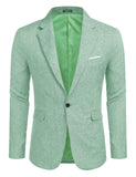 1 x RAW Customer Returns COOFANDY Men s Blazer Jacket Slim Elegant Light Stretch Sports Jacket Plus Size Onion Green XL - RRP €64.86