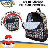 1 x RAW Customer Returns Pokemon School Backpacks - Child Backpack Pikachu Pokeball Eevee Multicolor, One Size  - RRP €23.99