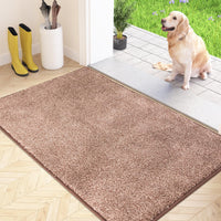 1 x RAW Customer Returns FCSDETAIL dirt trapper mat inside 86 x 150 cm, non-slip machine washable doormat, cleaning mat, entrance door mat with water absorbents, doormat for dog, entrance, front door hallway - RRP €64.99