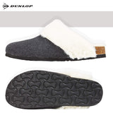 1 x RAW Customer Returns DUNLOP women s slippers, plush slippers, women s non-slip charcoal, numeric 40  - RRP €20.46