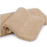 1 x RAW Customer Returns Bath Mat Non-Slip Pack of 2 Bath Rug Thickened Bathroom Rug Soft Bath Rug Fluffy Microfiber Bath Mat, Super Absorbent, Machine Washable, Quick Drying - 50 x 80cm Beige  - RRP €41.56