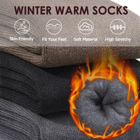 1 x RAW Customer Returns Reamphy Thermal Socks Men, Thick Warm Socks Men, Winter Breathable Thermal Socks Men Winter Socks Outdoor, 39-46 - RRP €19.15