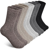 1 x RAW Customer Returns SIMIYA men s socks, 5 pairs of thermal socks, men s winter socks, men s breathable wool socks, men s thick socks, men s hiking socks, wool, warm for hiking, sports, home, leisure, EU size 38-45 - RRP €13.99