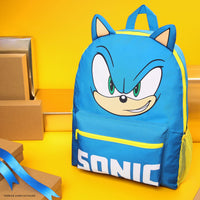 1 x RAW Customer Returns SONIC THE HEDGEHOG Boy Girl Backpack, School Backpacks for Children, Original Gifts, Children s Backpack, Official Merchandising Blue Yellow, One Size  - RRP €22.61