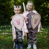 1 x RAW Customer Returns Liontouch - Pink Queen Sword, Shield Crown Set for Girls Medieval Pink Foam Set for Children s Role Play Safe Weapons Armor for Royal Disguises Costumes - RRP €39.58