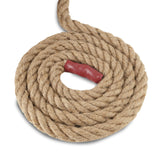 1 x RAW Customer Returns EMEKIAN Natural Jute Manila Rope, Twisted 4 Strand Fiber Hemp Rope for Sports, Decoration, Pet Toys, Crafts, Tug of War, Fitness, Indoor and Outdoor Use 20 mm, 15 m  - RRP €42.99