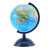 1 x RAW Customer Returns Exerz 20cm World Map - Map in Italian - Educational Decoration Geographic - Political Map - Diameter 20cm - RRP €24.99