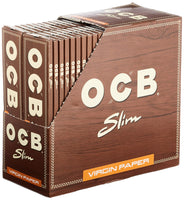 1 x RAW Customer Returns OCB Unbleached Slim Virgin Paper, long paper, brown, 12.5cm 11.5cm wide x 5.5cm high - RRP €30.41