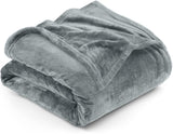 1 x RAW Customer Returns Utopia Bedding Cozy Fleece Blanket Soft, Lightweight, Warm Fluffy Blanket Cozy and Breathable Blankets for Bed Sofa Couch 150x200 cm , Ash Grey - RRP €16.56