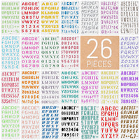 1 x RAW Customer Returns int rend 26 font stencils set, letters and numbers, styles - modern, vintage, comics and others - for bullet journal, scrapbooking, wedding, DIY, painting, drawing, craft accessories - RRP €8.99