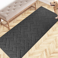 1 x RAW Customer Returns FCSDETAIL dirt trapper mat inside 60 x 150 cm, non-slip doormat, washable cleaning mat, absorbent doormat, runner carpet for dog, entrance, front door, hallway, kitchen - RRP €47.99