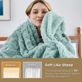 1 x RAW Customer Returns Bedsure Cuddly Blanket 220 x 240 cm Sofa Blanket Knitted Blanket Large Sofa Blanket Double Face Extra Soft Cuddly Blanket Fluffy XXL Living Room Wool Blanket Gray Couch Blanket Sofa Throw Blanket - RRP €34.27