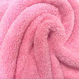 1 x RAW Customer Returns Polyte - Premium Baby Bath Towel - Hooded - Hypoallergenic Microfiber - Pink White - 36 x 36 - Pack of 2 - RRP €17.9