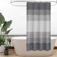 1 x Brand New smiry Polyester Shower Curtain Waterproof Mildew Proof Machine Washable Quick Dry Shower Curtain Bath Curtain 90x180cm Gray - RRP €22.8