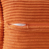 1 x RAW Customer Returns MIULEE Set of 2 Corduroy Cushion Covers Velvet Cushion Soft Throw Pillow Decorative Pillowcase Modern Cushion Cover Sofa Cushion Decorative Pillow Couch Cushion for Living Room Bedroom Orange 40 x 40 cm - RRP €21.99