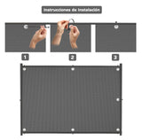 1 x RAW Customer Returns Home Essentials Garden Balcony Screen Opaque Privacy Protection Waterproof Polyster 90x300cm Balcony Lattice with UV Protection Outdoor Terrace Privacy Gray Color - RRP €14.99